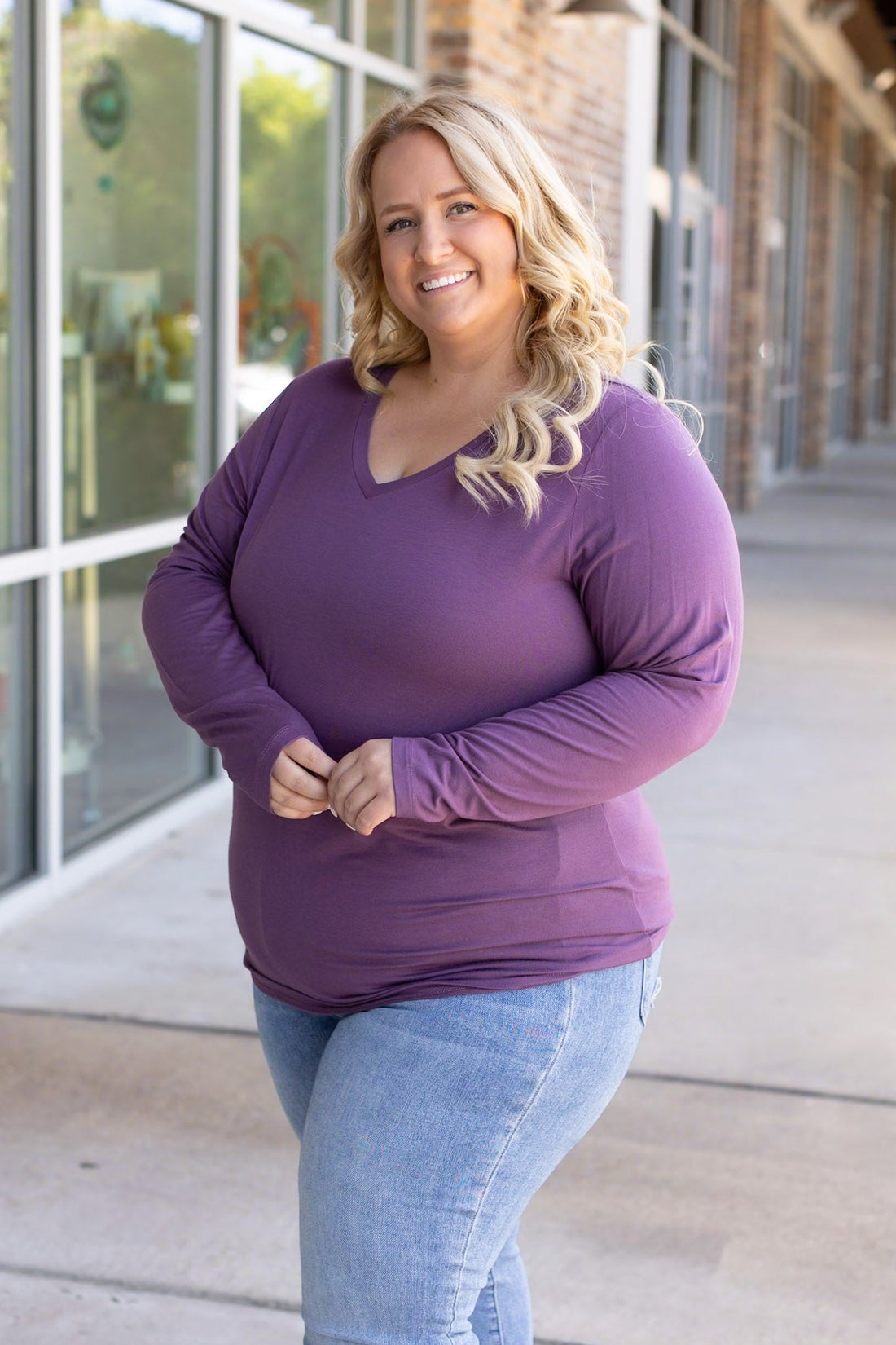 IN STOCK Larissa Long Sleeve - Purple | Women&