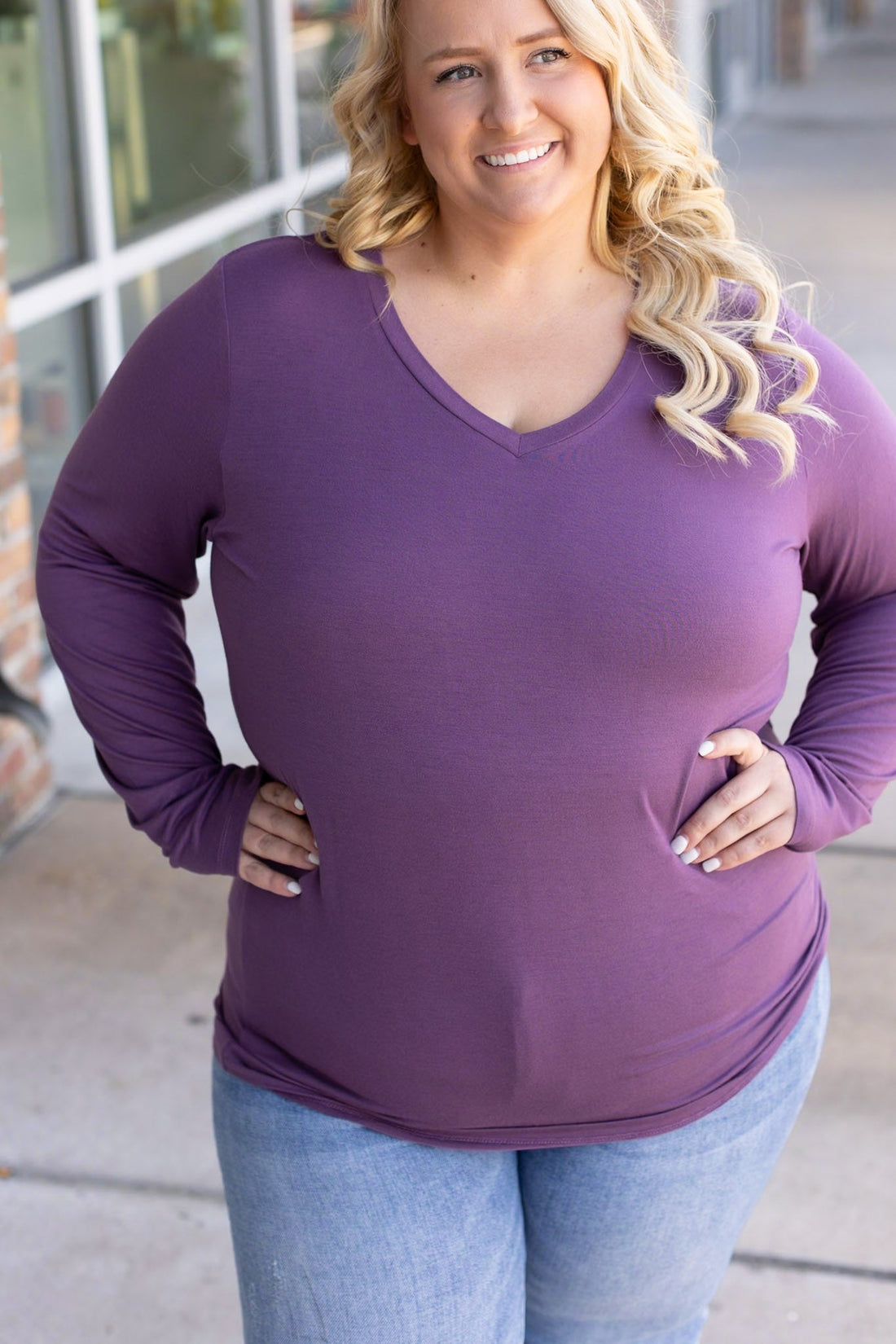 IN STOCK Larissa Long Sleeve - Purple | Women&