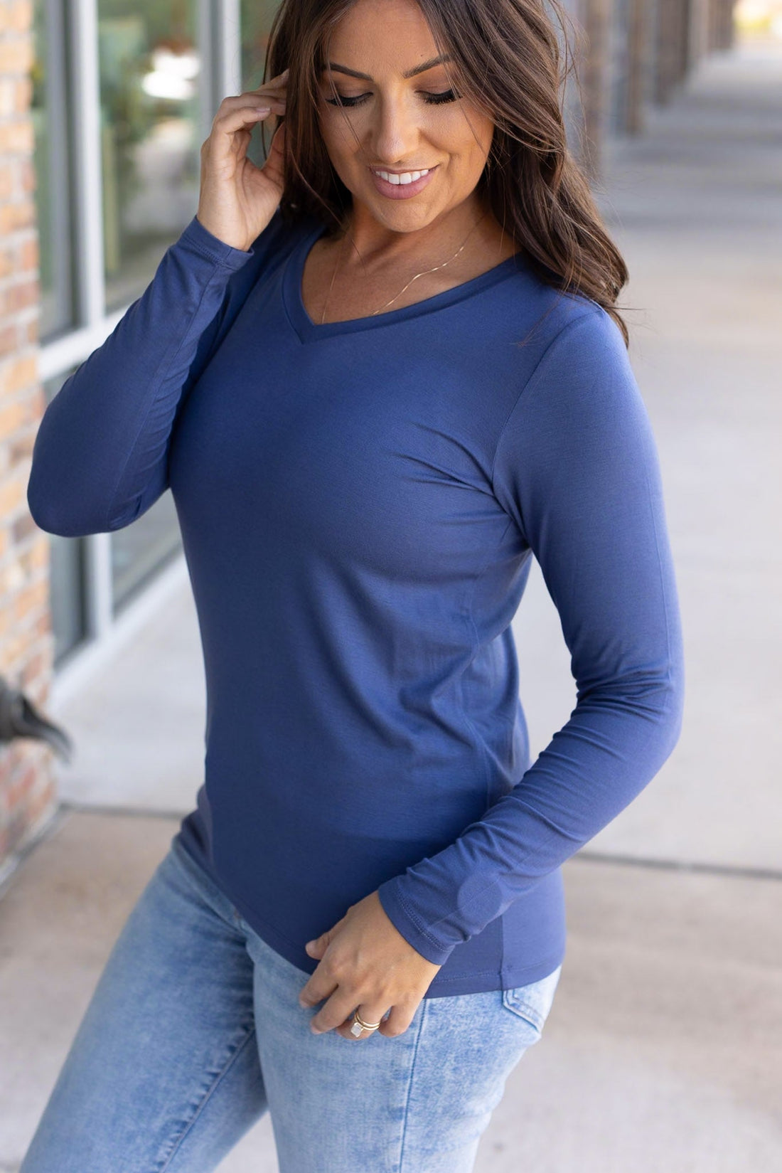 IN STOCK Larissa Long Sleeve - Blue | Women&