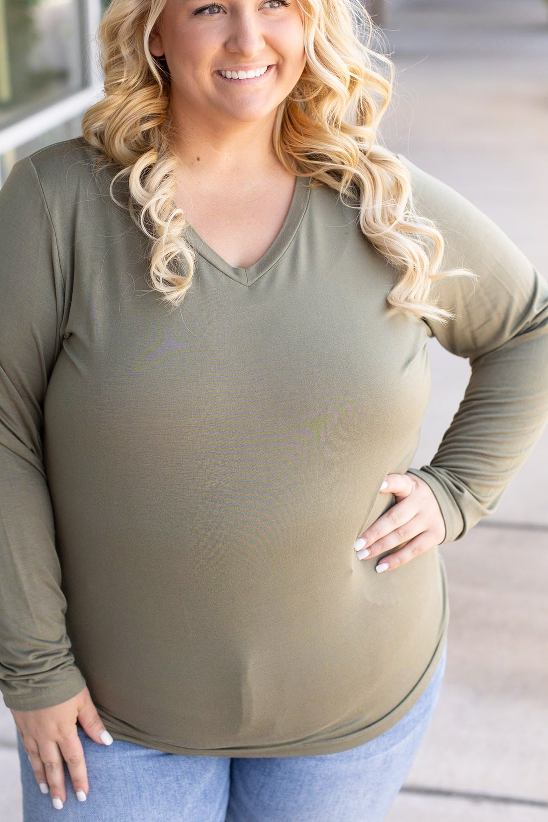 IN STOCK Larissa Long Sleeve - Olive | Women&