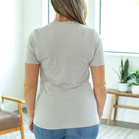 IN STOCK Olivia Tee - Stone Grey | Women's Short Sleeve FINAL SALE