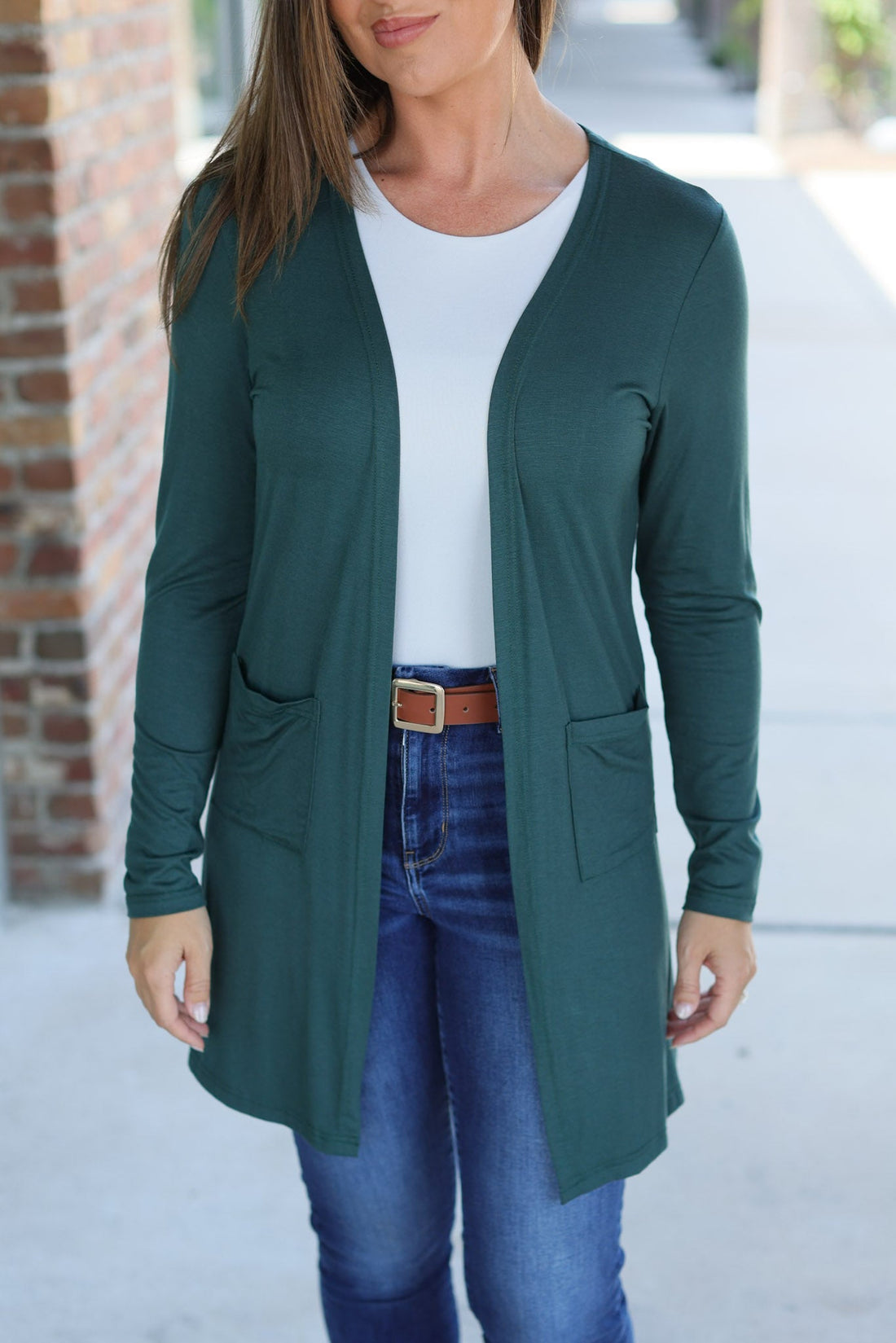 IN STOCK Classic Cardigan - Evergreen