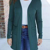 IN STOCK Classic Cardigan - Evergreen