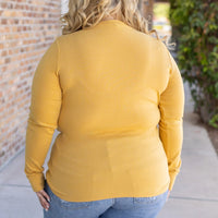 IN STOCK Leah Long Sleeve Top - Mustard | Women's Casual Top FINAL SALE