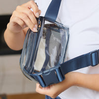 IN STOCK Clear Bag - Navy | Women's Crossbody Bag