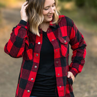 IN STOCK Norah Plaid Shacket - Buffalo Plaid