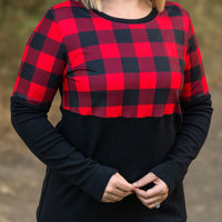 IN STOCK Natalie Pullover - Buffalo Plaid