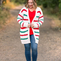 IN STOCK Christmas Stripe Cardigan