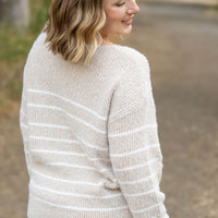 IN STOCK Cozy Striped Sweater - Natural