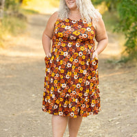 IN STOCK Bailey Dress - Brown Fall Floral FINAL SALE