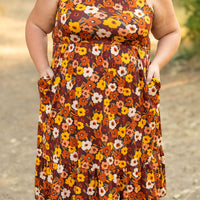 IN STOCK Bailey Dress - Brown Fall Floral FINAL SALE