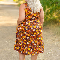 IN STOCK Bailey Dress - Brown Fall Floral FINAL SALE