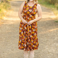 IN STOCK Bailey Dress - Brown Fall Floral FINAL SALE