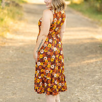 IN STOCK Bailey Dress - Brown Fall Floral FINAL SALE