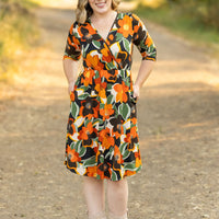 IN STOCK Taylor Dress - Bold Olive Floral