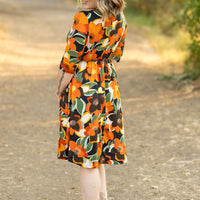 IN STOCK Taylor Dress - Bold Olive Floral