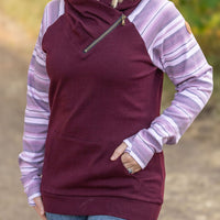 IN STOCK Classic Zoey ZipCowl Sweatshirt - Berry Serape