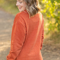 IN STOCK Vintage Wash Pullover - Rust