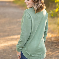 IN STOCK Vintage Wash Pullover - Sage