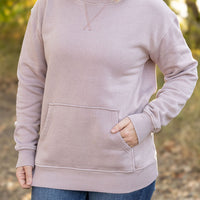 IN STOCK Vintage Wash Pocket Pullover - Blush Pebble