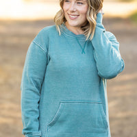 IN STOCK Vintage Wash Pocket Pullover - Teal