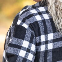 IN STOCK Norah Plaid Shacket - Classic Black and White | Women's Shacket