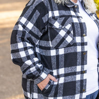 IN STOCK Norah Plaid Shacket - Classic Black and White | Women's Shacket