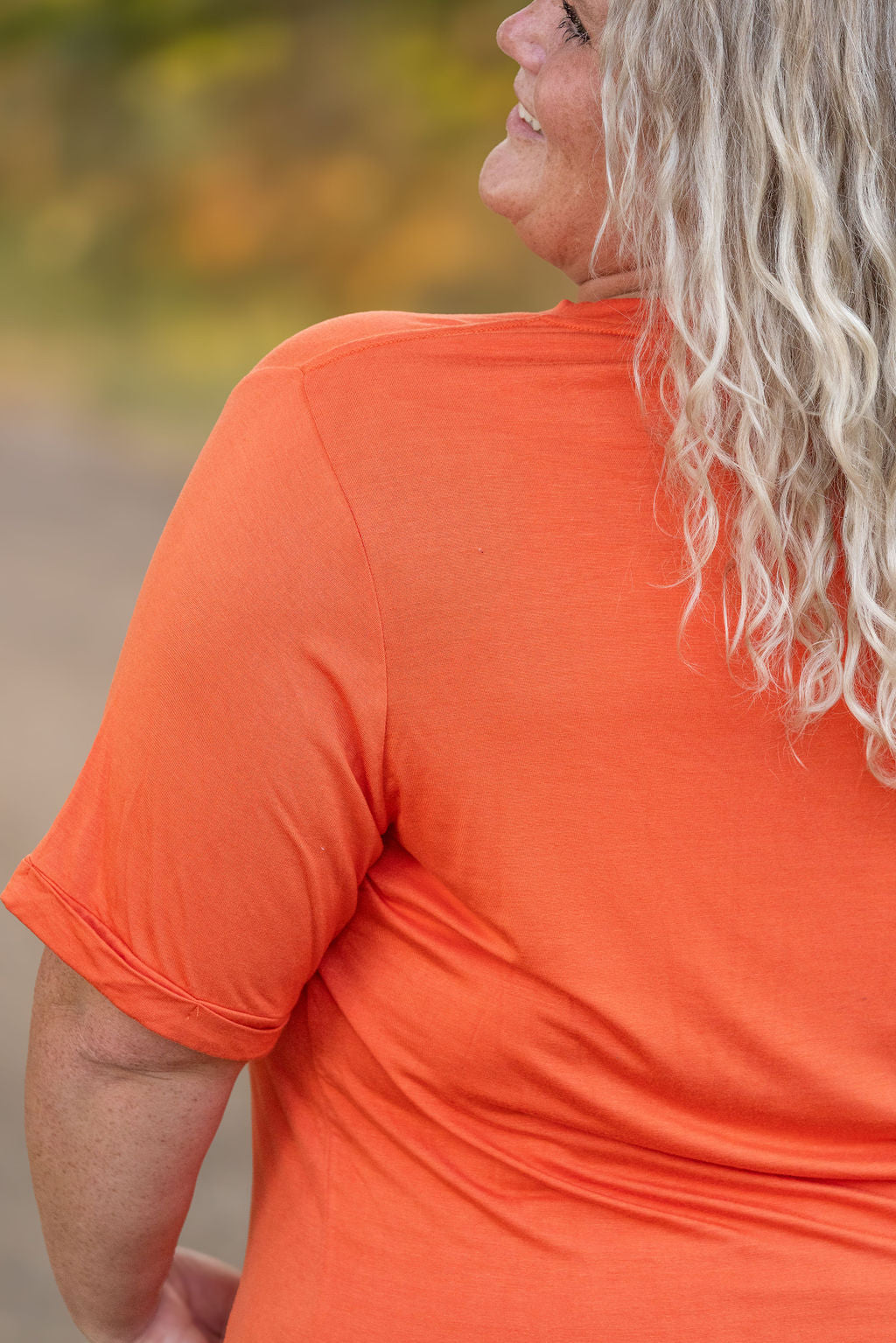 IN STOCK Sophie Pocket Tee - Pumpkin | Women&