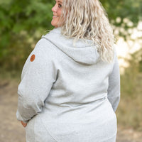 IN STOCK Scuba HalfZip Hoodie - Light Grey