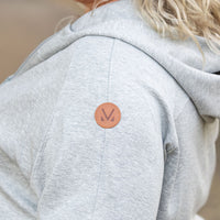 IN STOCK Scuba HalfZip Hoodie - Light Grey