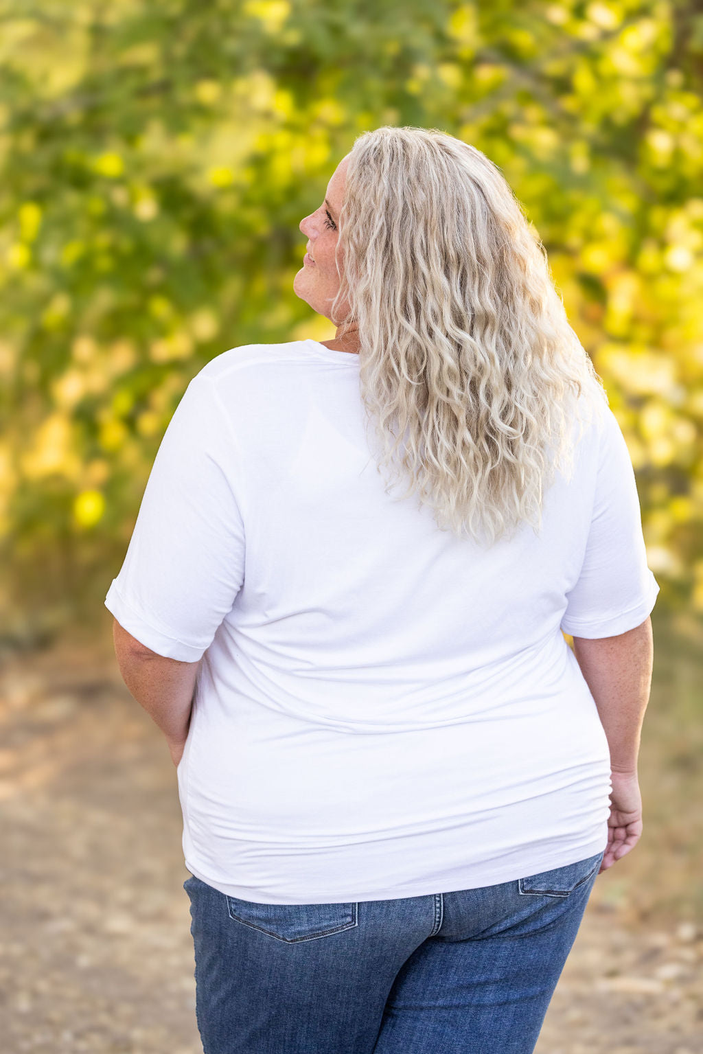 IN STOCK Sophie Pocket Tee - White | Women&