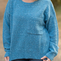 IN STOCK Confetti Sweater - Blue