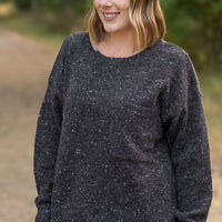 IN STOCK Confetti Sweater - Charcoal