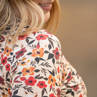 IN STOCK Blair Long Sleeve Top - Red Floral