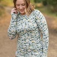 IN STOCK Blair Long Sleeve Top - Green Floral