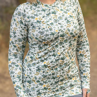 IN STOCK Blair Long Sleeve Top - Green Floral