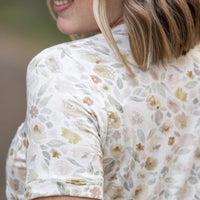 IN STOCK Sophie Pocket Tee - Neutral Floral