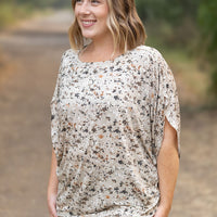 IN STOCK Darcy Dolman - Tan Micro Floral