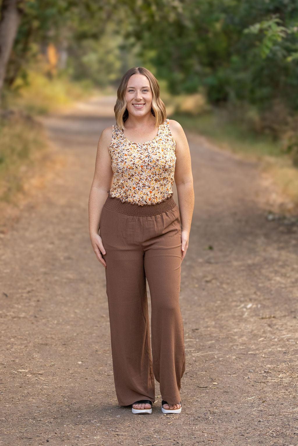 IN STOCK Presley Palazzo Pants - Coffee | Women&