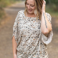 IN STOCK Darcy Dolman - Tan Micro Floral