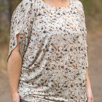 IN STOCK Darcy Dolman - Tan Micro Floral