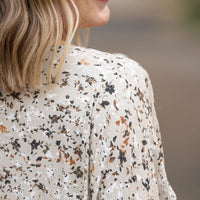 IN STOCK Darcy Dolman - Tan Micro Floral