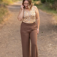 IN STOCK Presley Palazzo Pants - Coffee | Women's Wide-Leg Pants FINAL SALE