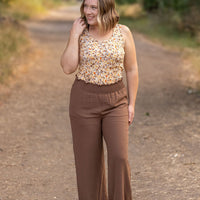 IN STOCK Presley Palazzo Pants - Coffee | Women's Wide-Leg Pants FINAL SALE