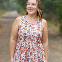 IN STOCK Renee Ruffle Tank - Fall Boho Floral FINAL SALE