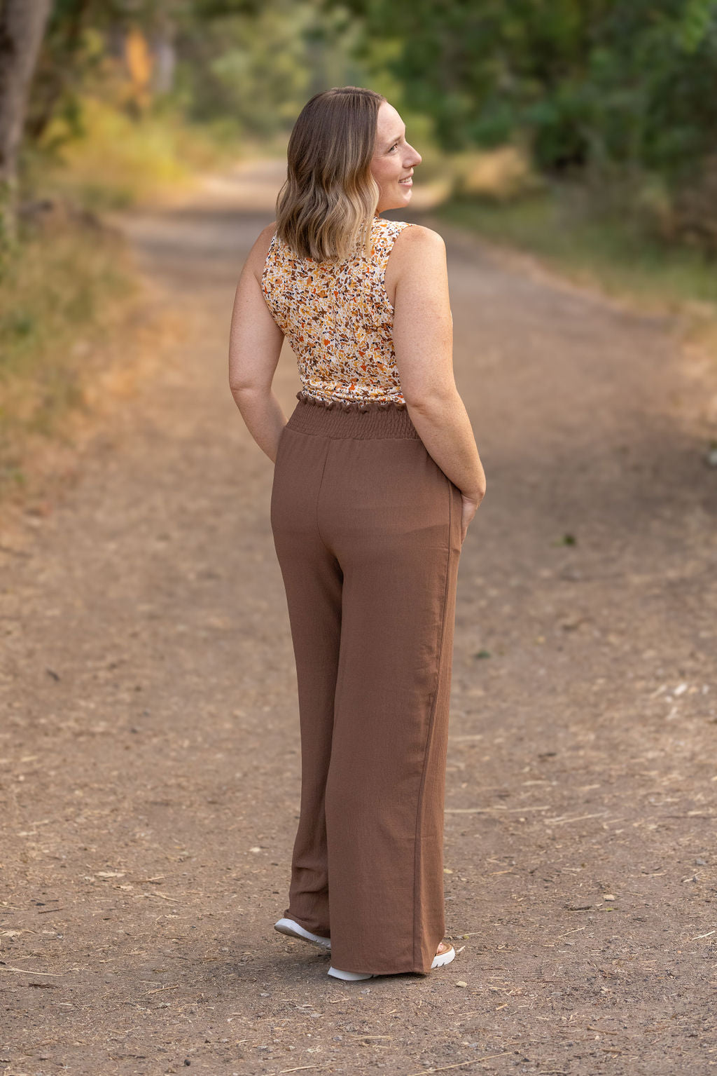 IN STOCK Presley Palazzo Pants - Coffee | Women&