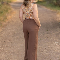 IN STOCK Presley Palazzo Pants - Coffee | Women's Wide-Leg Pants FINAL SALE