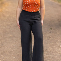 IN STOCK Presley Palazzo Pants - Black | Women's Wide-Leg Pants FINAL SALE