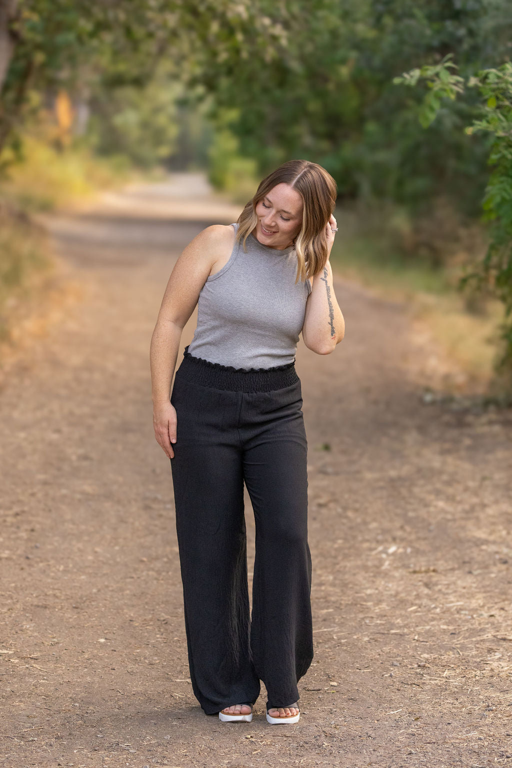 IN STOCK Presley Palazzo Pants - Black | Women&