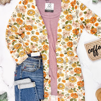 IN STOCK Classic Cardigan - Fall Boho Floral FINAL SALE